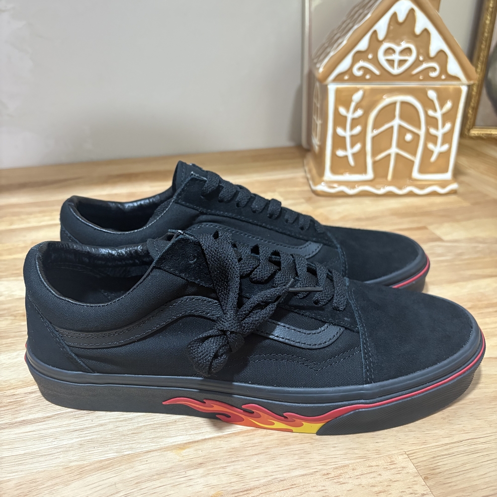Vans Black Flame Men's Shoes